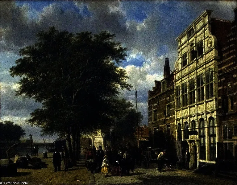 Port Of Middelburg — Cornelis Springer
