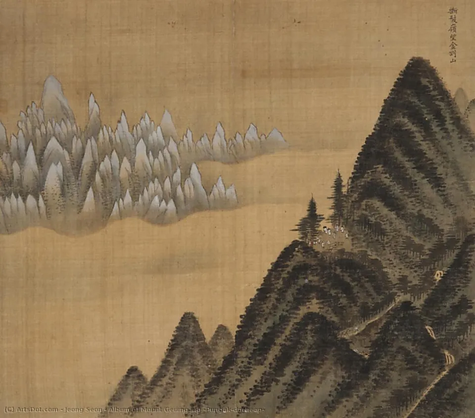 Album Of Mount Geumgang (pungak-docheop) — Jeong Seon