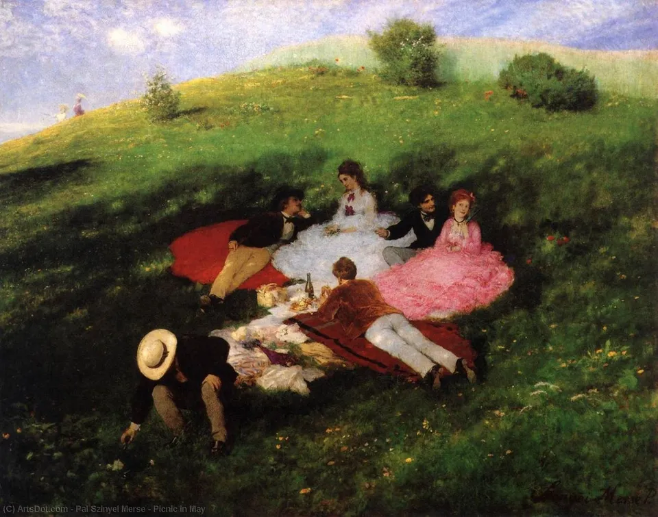 Picnic In May — Pál Szinyei Merse