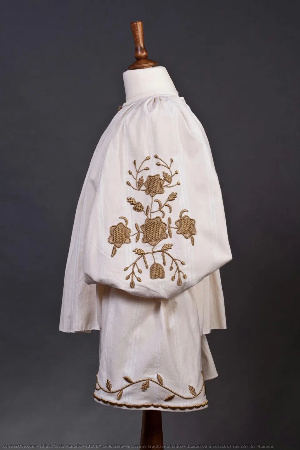 Aievea Collection; \ncrisana Traditional Shirt;\nbased On Artefact Of The Astra Museum — Alina Maria Panaite