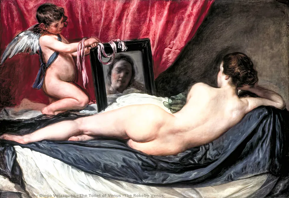 The Toilet Of Venus (the Rokeby Venus) — Диего Родригес Де Сильва И Веласкес