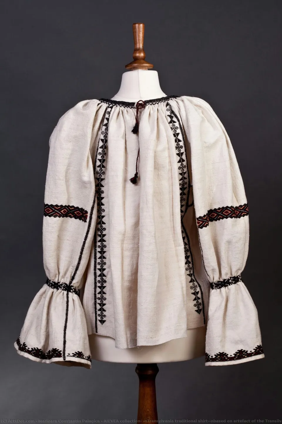 Aievea Collection; \ntransylvania Traditional Shirt;\nbased On Artefact Of The Transilvania Ethnographic Museum — Marioara Constantin Palagica