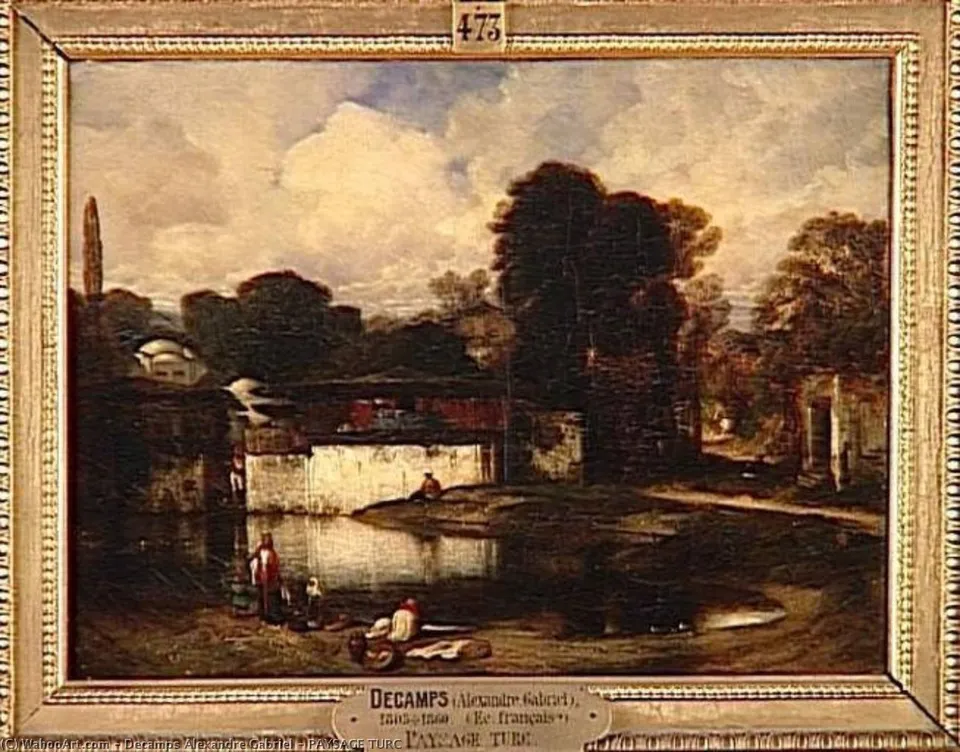 Paysage Turc — Александр Гавриил Декамп