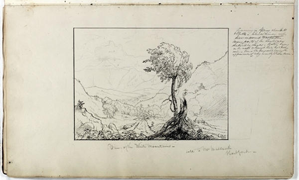 View Of The White Mountains — Томас Коул