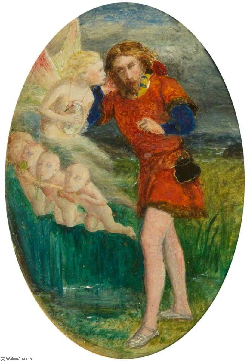 Ferdinand Lured By Ariel — Джон Эверетт Миллейс