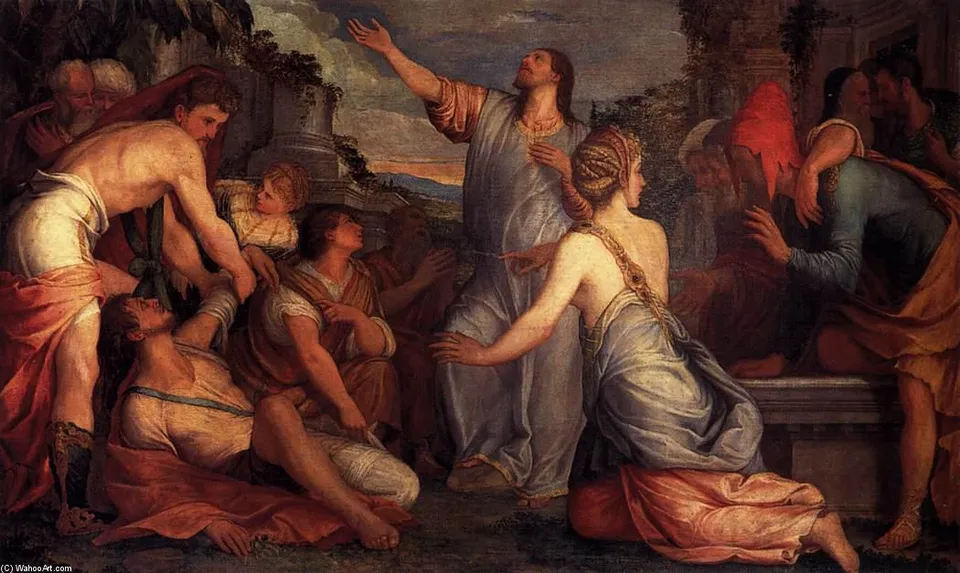 The Raising Of Lazarus — Giuseppe Salviati