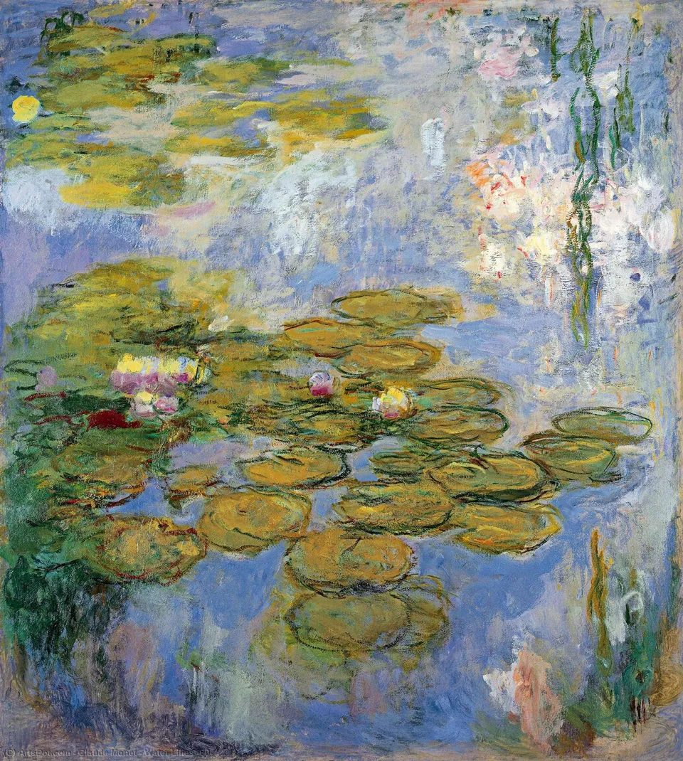 Водяные Лотосы — Клод Моне