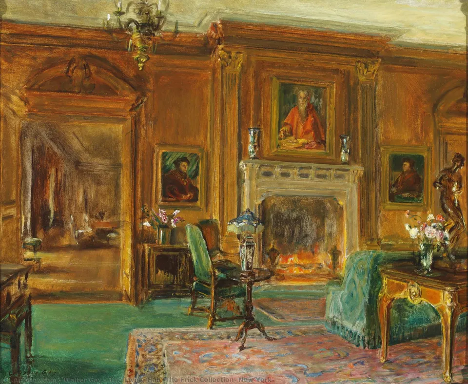 The Living Hall (the Frick Collection, New York) — Уолтер Гей