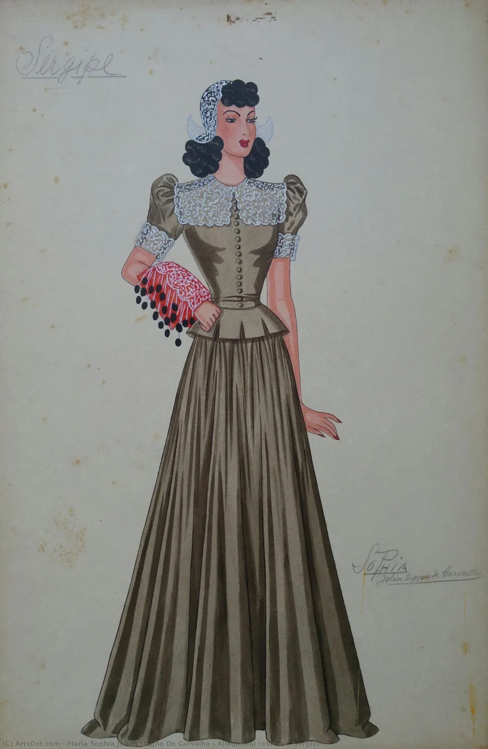Allegorical Costume: Sergipe — Мария София Жобим Маньо Де Карвальо