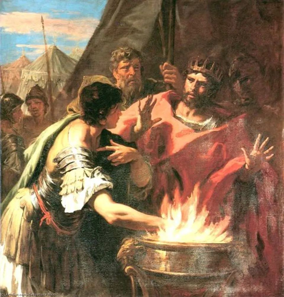 Muzio Scevola — Себастьяно Риччи