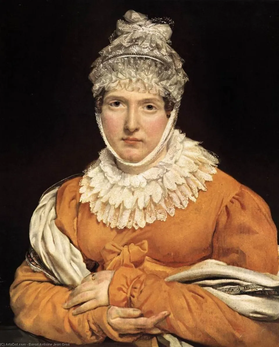 Portrait Of Madame Récamier — Антуан-жан Гро