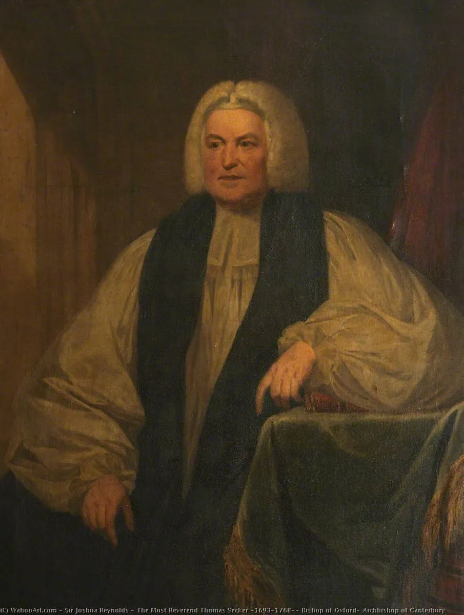 The Most Reverend Thomas Secker (1693–1768), Bishop Of Oxford, Archbishop Of Canterbury — Рейнольдс