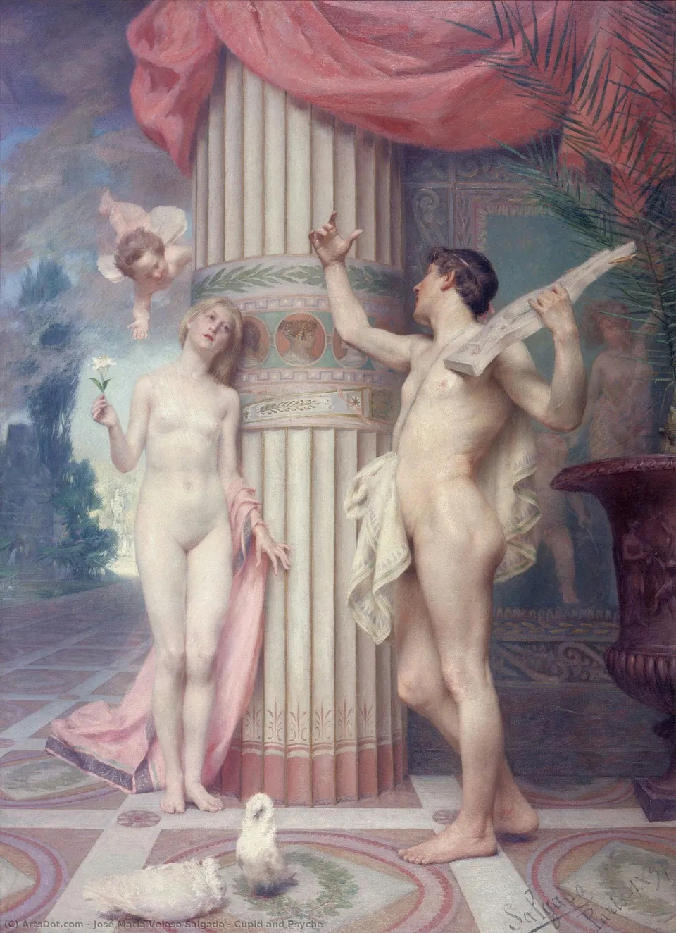 Cupid And Psyche — José Maria Veloso Salgado