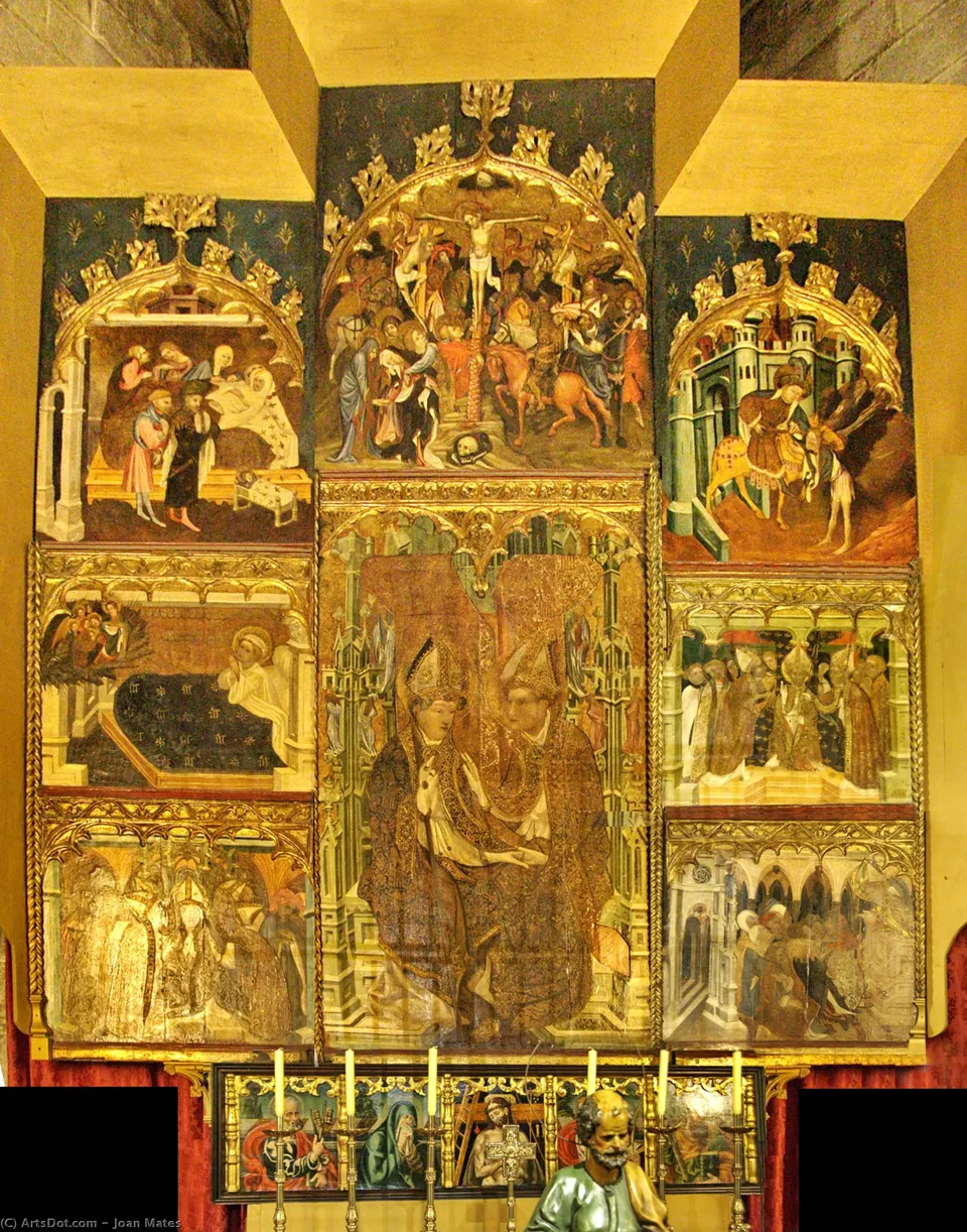 Altarpiece Of Saint Martin Of Tours And Saint Ambrose Of Milan — Joan Mates