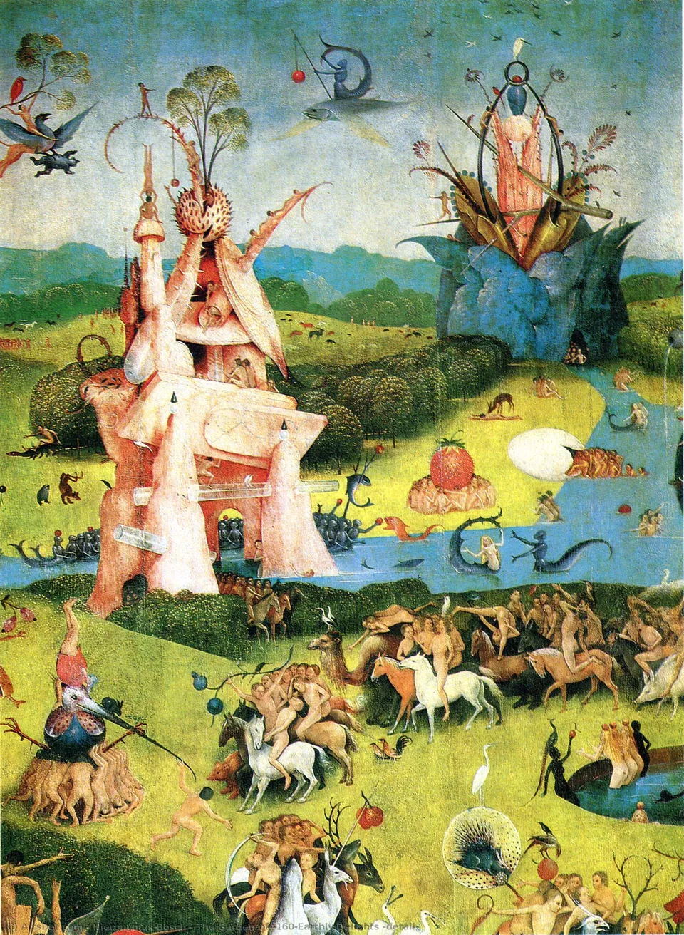 The Garden Of Earthly Delights (detail) — Еронимий Босх