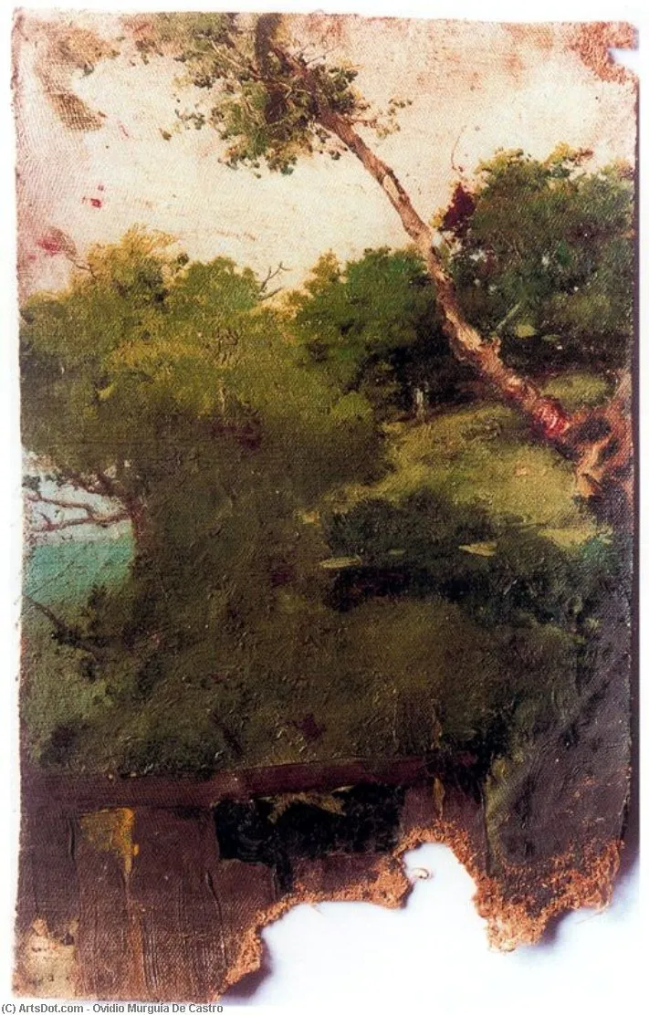 Landscape With The Sea Beyond — Овидио Мургия Де Кастро