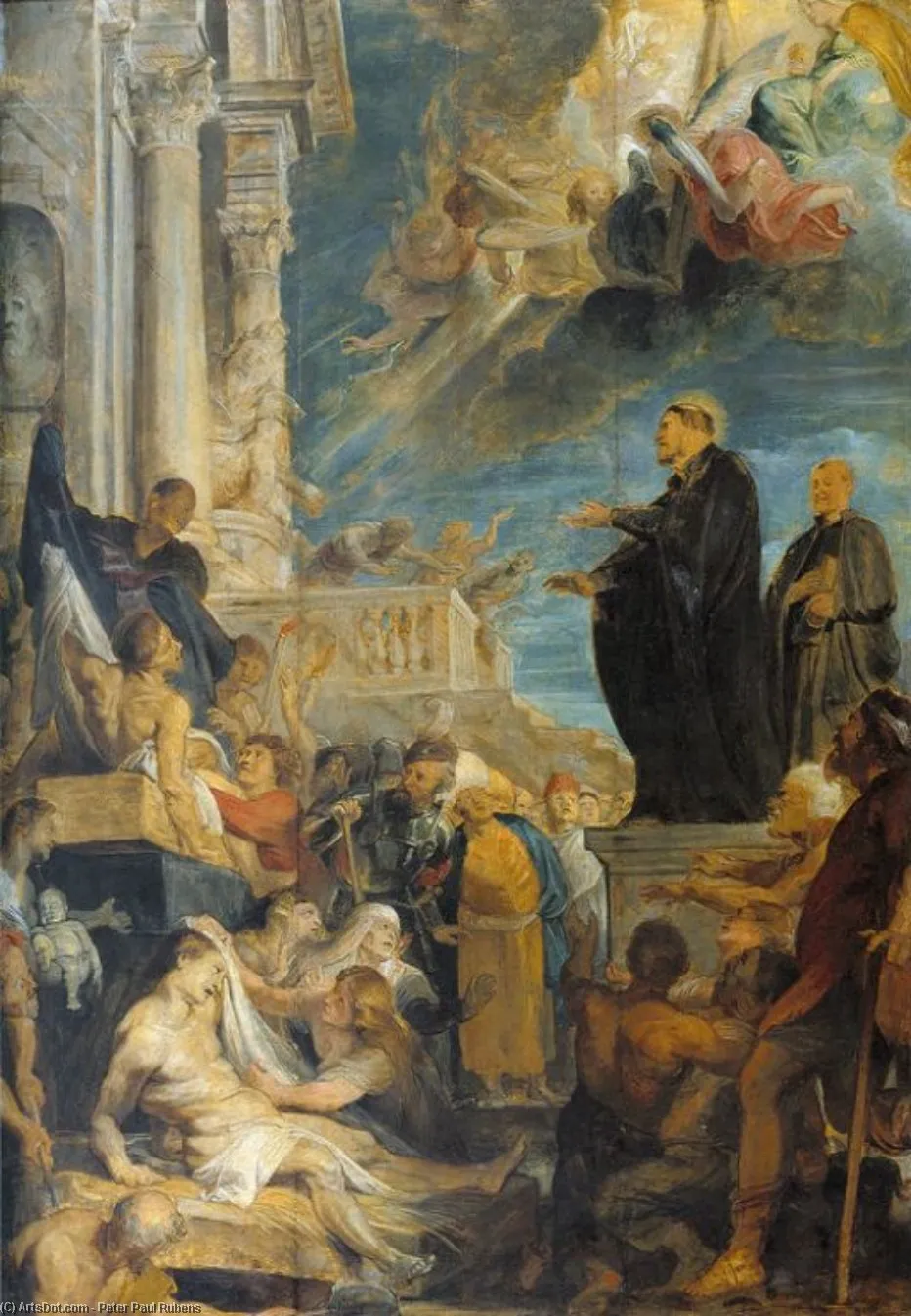 Miracle Of St. Francis — Рубенс