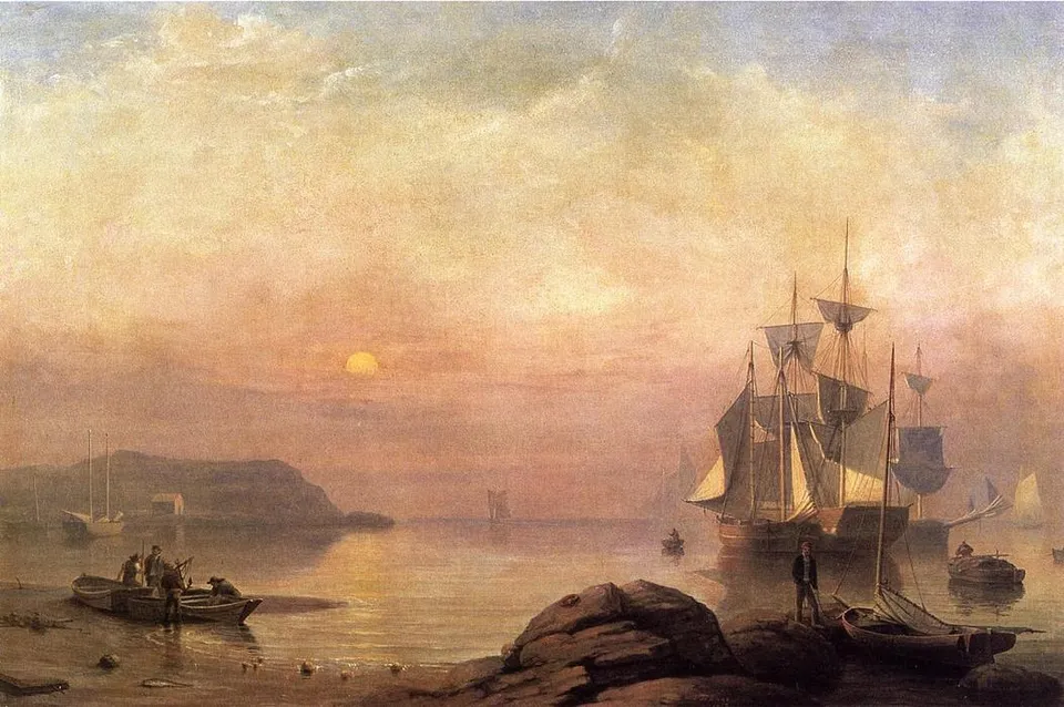 Sunrise Through Mist — Фитц-хенри Лэйн