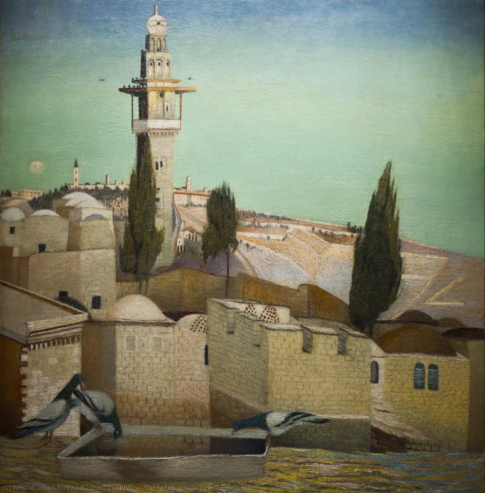 The Mount Of Olives In Jerusalem — Тевдар Конштаря Костка