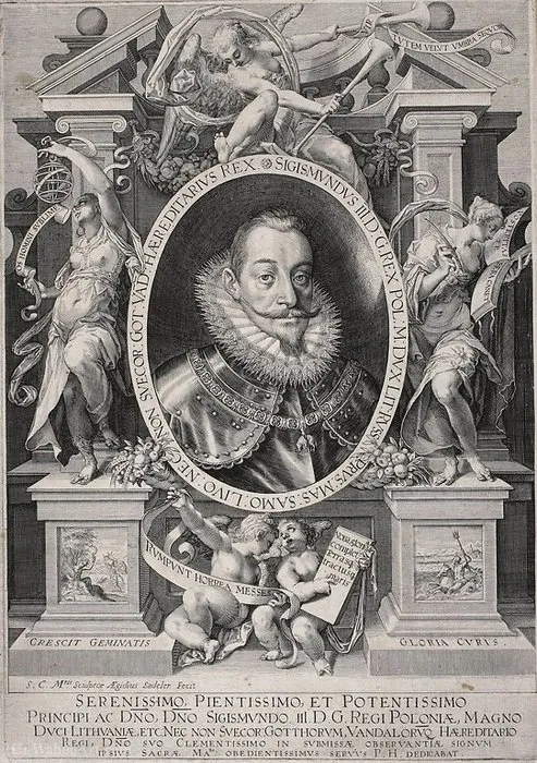 Portait Of Sigismund Iii Vasa. — Aegidius Ii Sadeler
