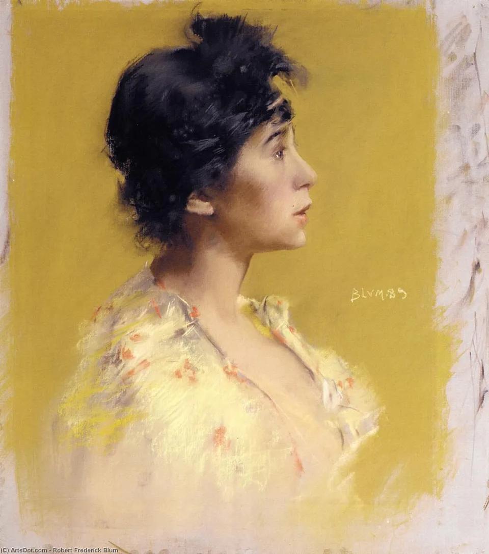 Flora De Stephano, The Artist's Model — Роберт Фредерик Блум