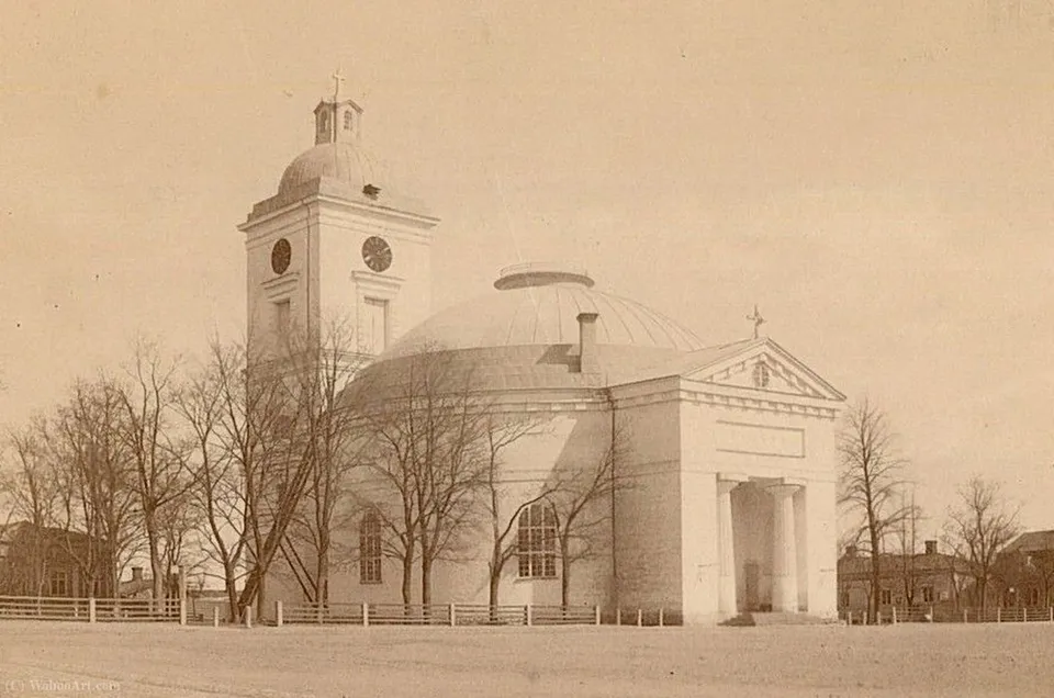 Hämeenlinna Church Before 1891 — Louis Jean Desprez