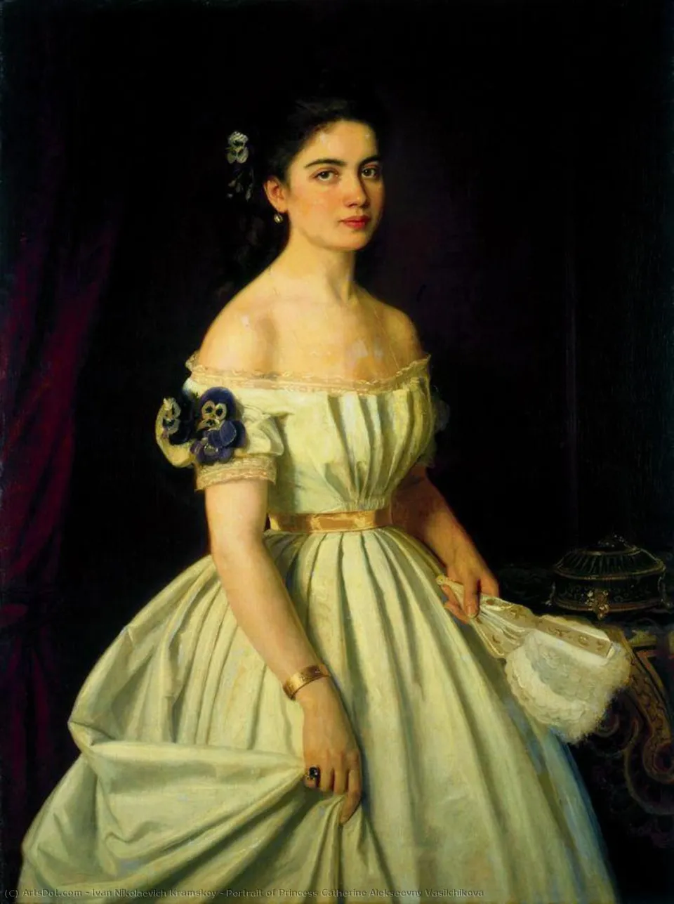 Portrait Of Princess Catherine Alekseevny Vasilchikova — Иван Николаевич Крамской