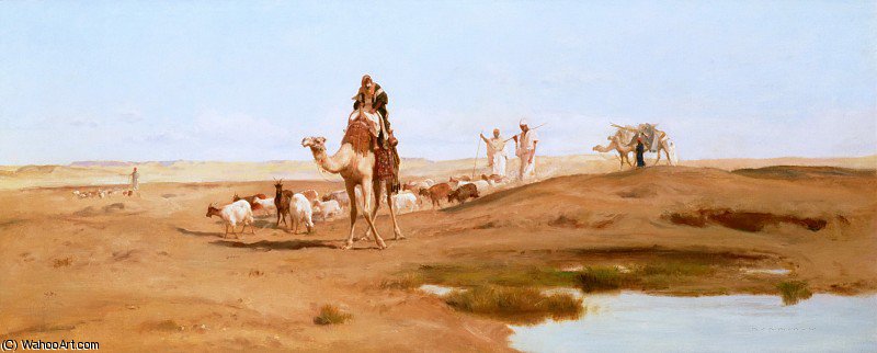 Bedouin In The Desert — Фредерик Гудолл