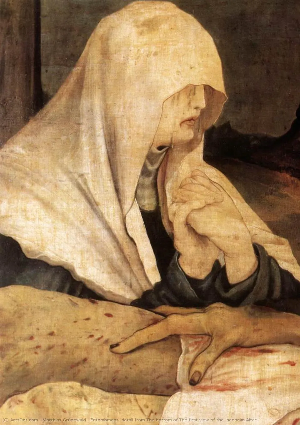 Entombment (detail From The Bottom Of The First View Of The Isenheim Altar) — Гринев Wald