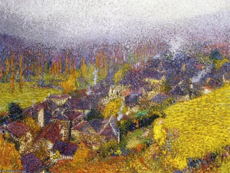Autumn Over Labastide Du Vert — Henri Jean Guillaume Martin