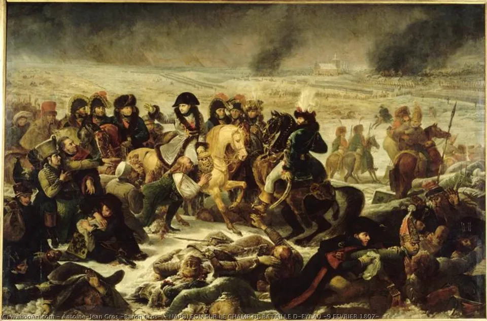 Napoleon Sur Le Champ De Bataille D'eylau (9 Fevrier 1807) — Антуан-жан Гро