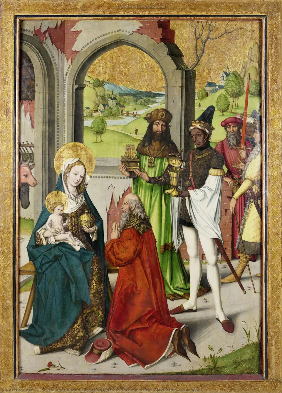Adoration Of The Magi — The Younger Zurich Carnation Master [nelkenmeister]