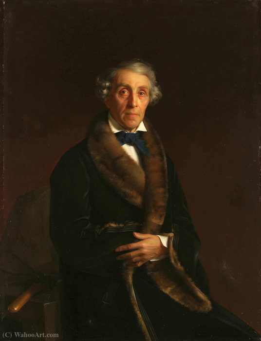 Portrait Of Fyodor Petrovich Tolstoy — Sergey Konstantinovich Zaryanko