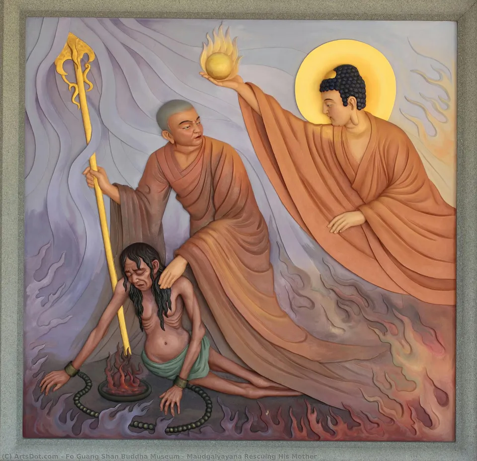Maudgalyayana Rescuing His Mother — Музей Будды Фо Гуан Шань