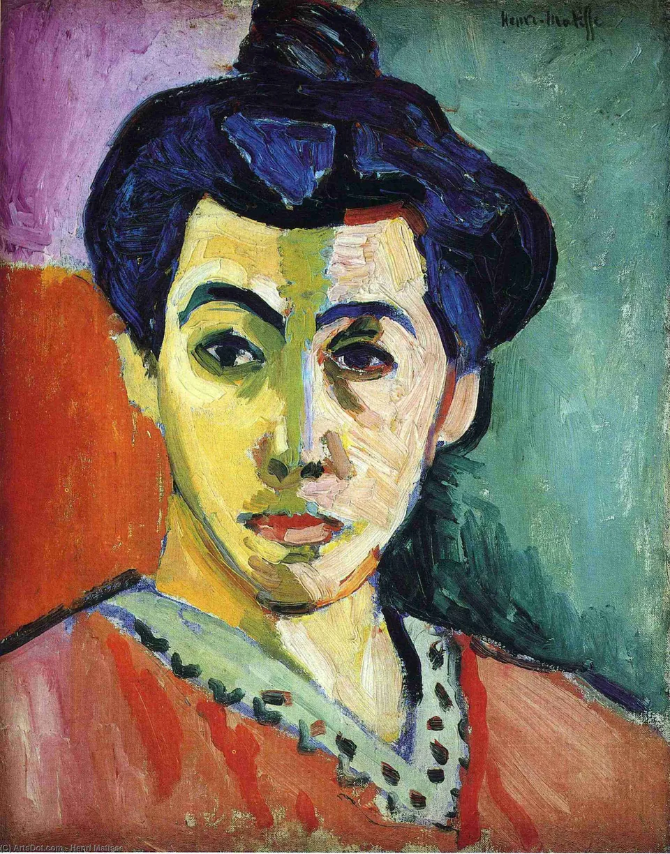 Portrait Of Madame Matisse (green Stripe) — Матисс