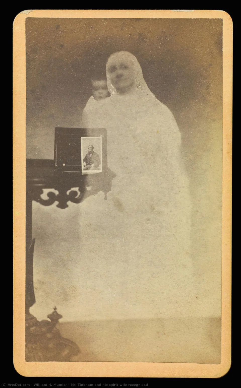 Mr. Tinkham And His Spirit-wife Recognised — William H. Mumler