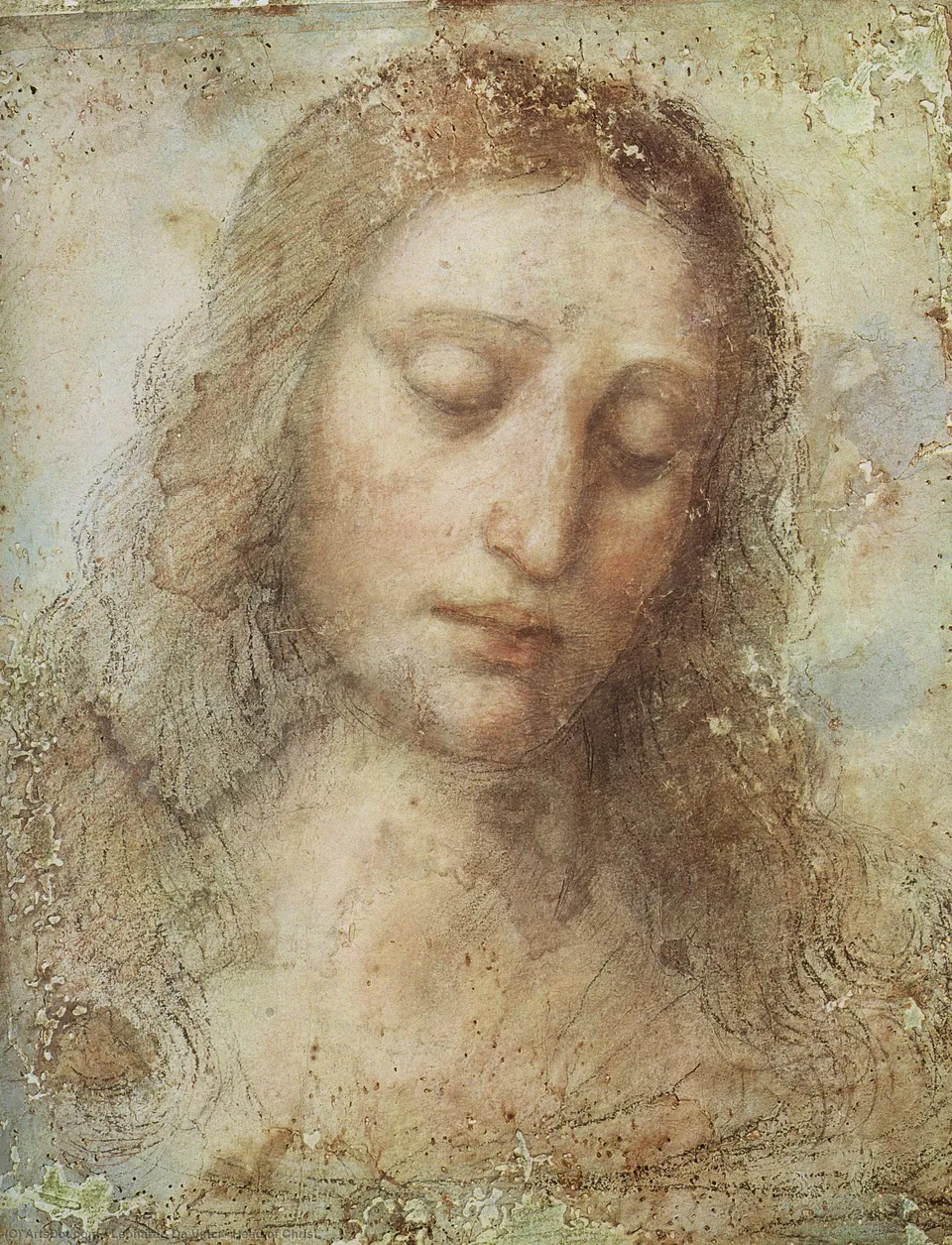 Head Of Christ — Леонардо Да Винчи