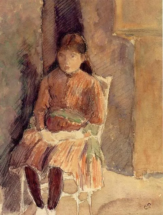 Portrait Of Jeanne, The Artist's Daughter — Kamij Pisaro