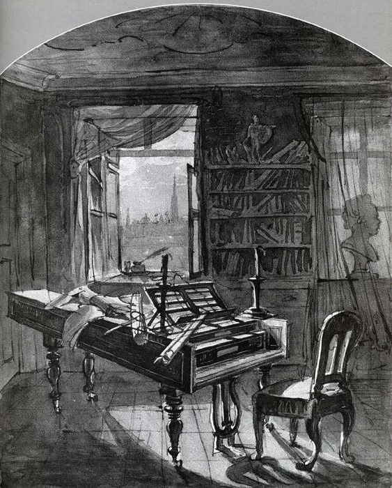 Beethoven's Room — Johann Nepomuk Hoechle