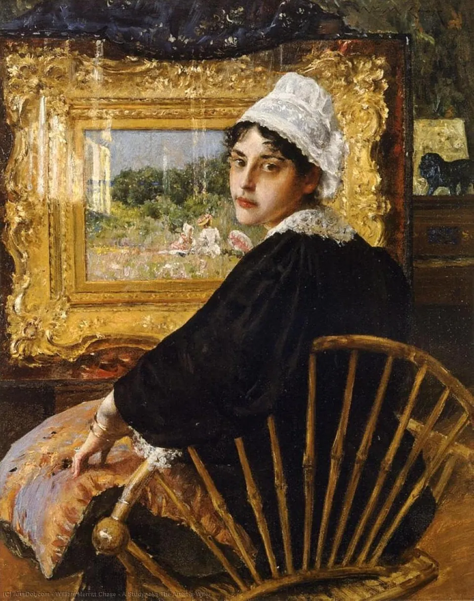 A Study (aka The Artist's Wife) — William Merritt Chase
