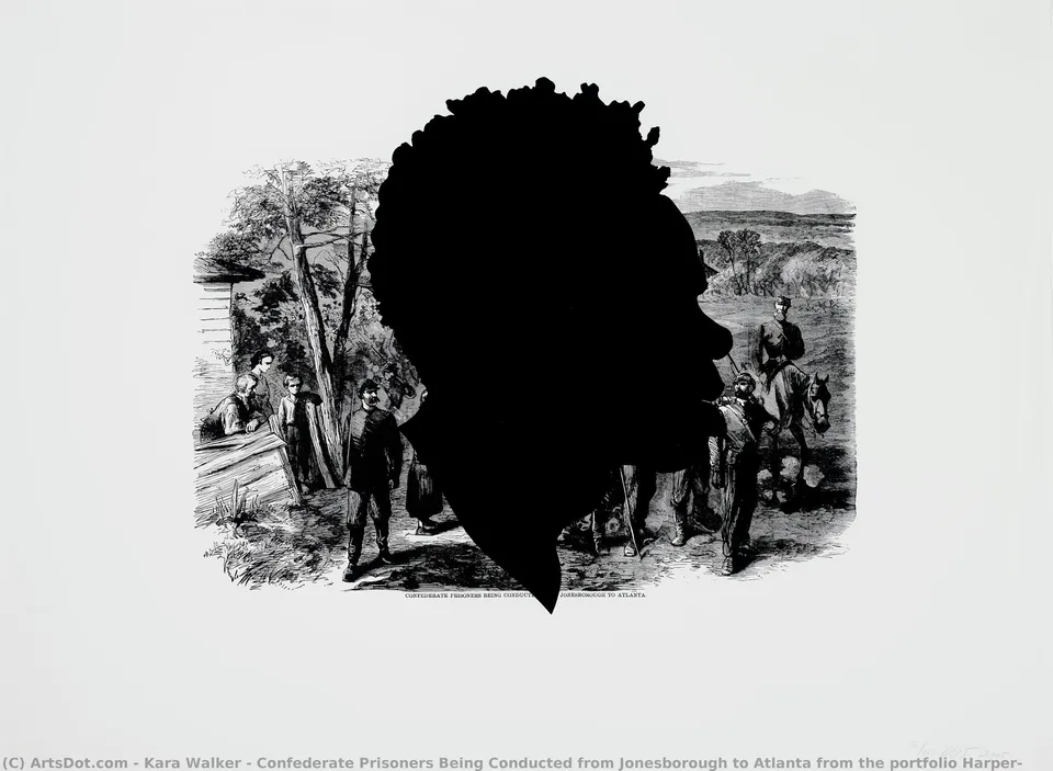 Confederate Prisoners Being Conducted From Jonesborough To Atlanta From The Portfolio Harper — Кара Уокер