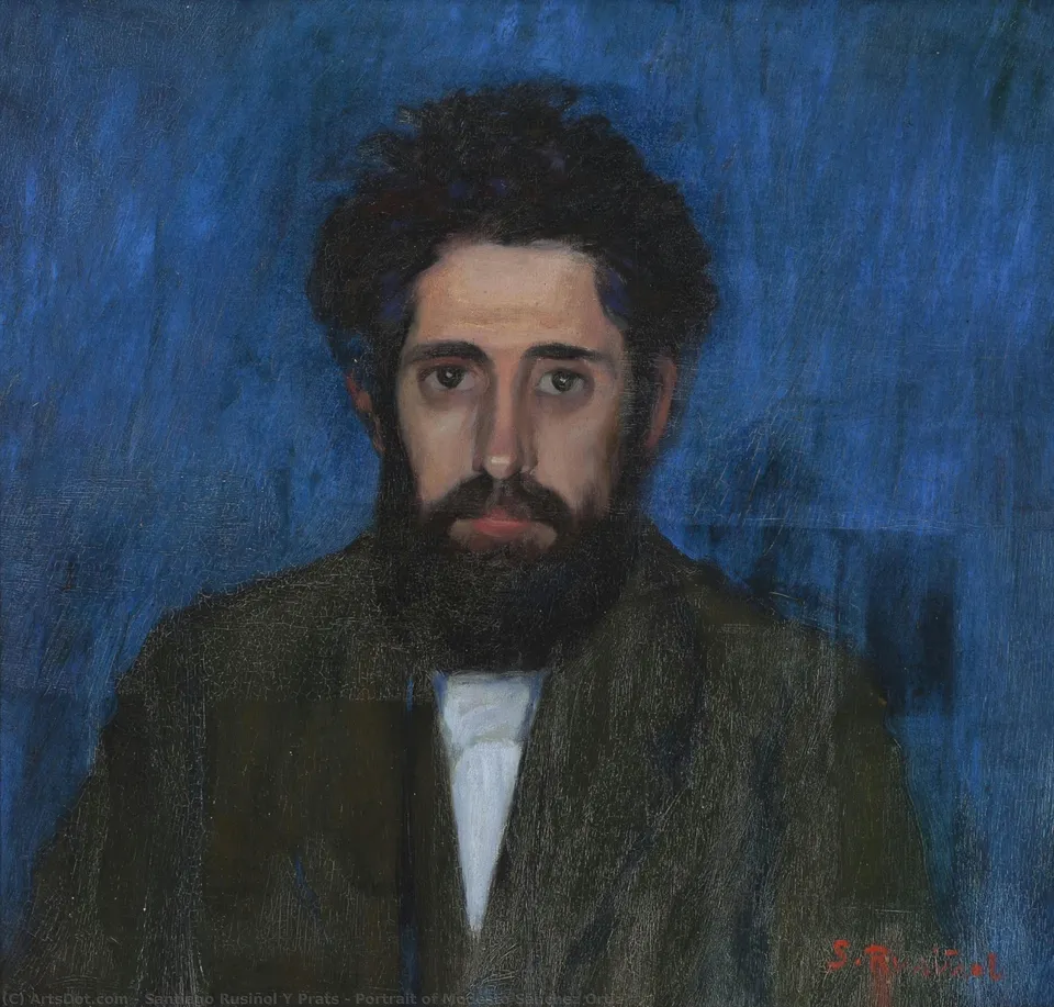 Portrait Of Modesto Sánchez Ortiz — Сантьяго Русиньоль