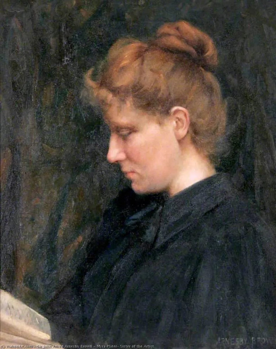 Myra Plater, Sister Of The Artist — Сэр Джон Альфред Арнесби Браун