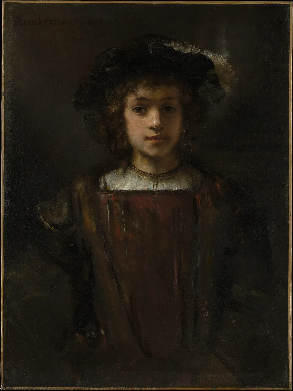 Rembrandt's Son Titus (1641–1668) — Рембрандт Пилл