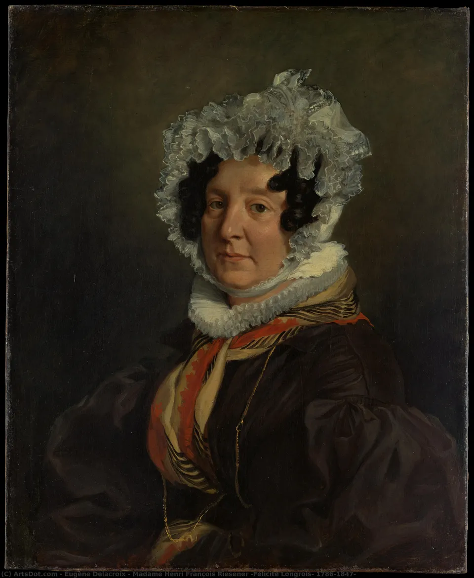 Madame Henri François Riesener (félicité Longrois, 1786–1847) — Эжен Делакруа