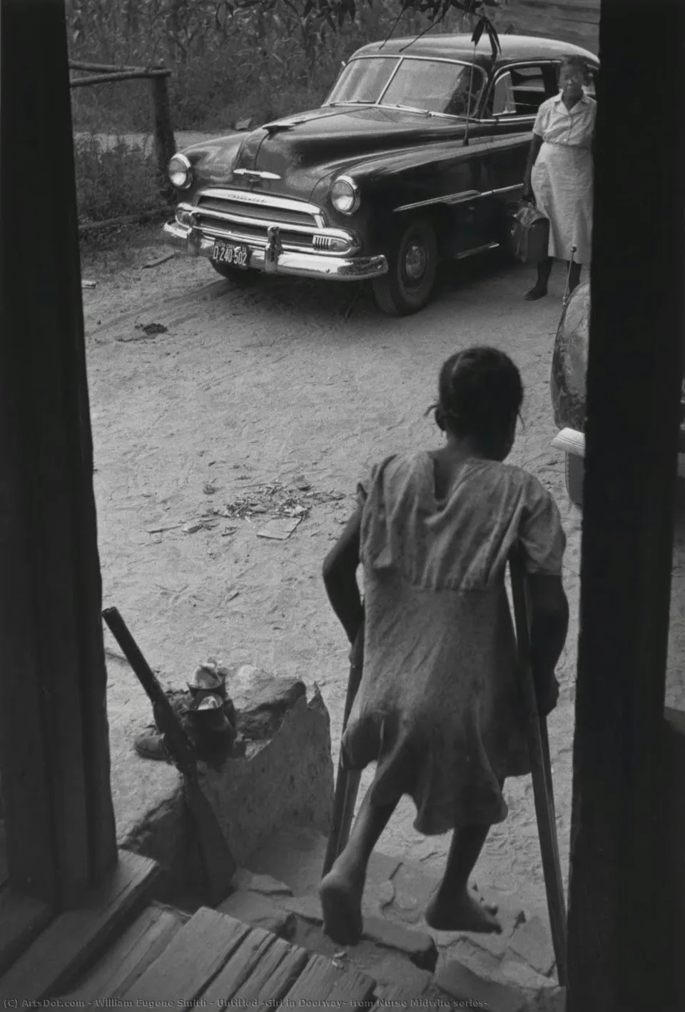 Untitled (girl In Doorway; From Nurse Midwife Series) — William Eugene Smith