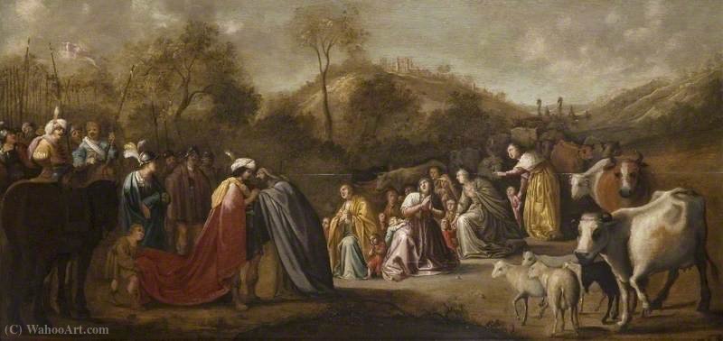 The Meeting Of Jacob And Esau — Gerrit Claesz Bleker