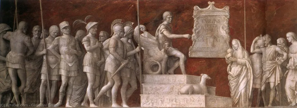 Continence Of Scipio (detail) — Джотто Беллини
