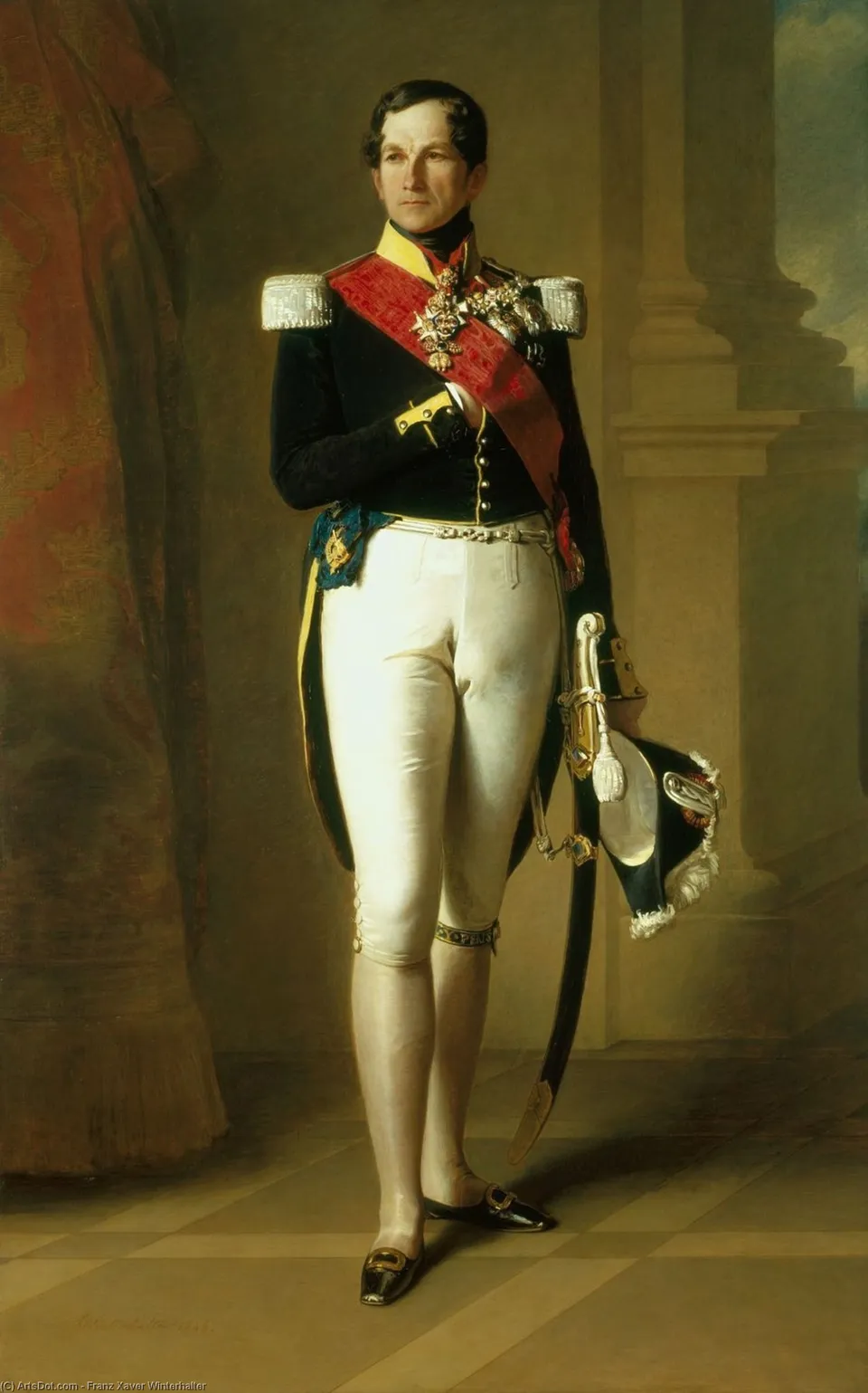 Portrait Of Leopold I Of Belgium — Franz Xaver Winterhalter