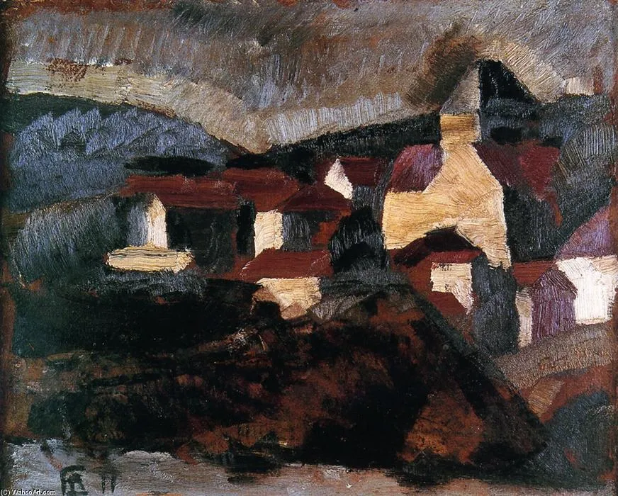 Houses At La Ferté-sous-juarre — Роже Де Ла Френеј